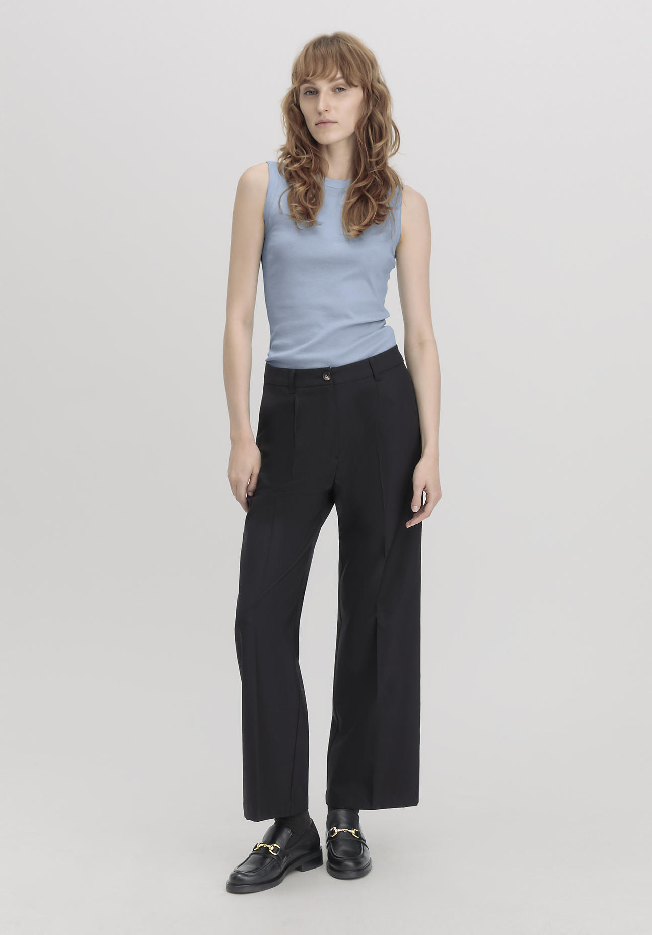 hessnatur Damen Hose Wide Leg Regular aus Bio-Merinowolle - schwarz Grösse36 hessnatur Damen Hose Wide Leg Regular aus Bio-Merinowolle - schwarz Grösse36 von hessnatur
