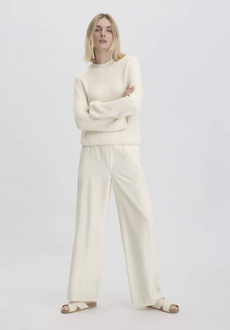 hessnatur Damen Hose Wide Leg Relaxed aus TENCEL™ Lyocell - beige Grösse46 von hessnatur