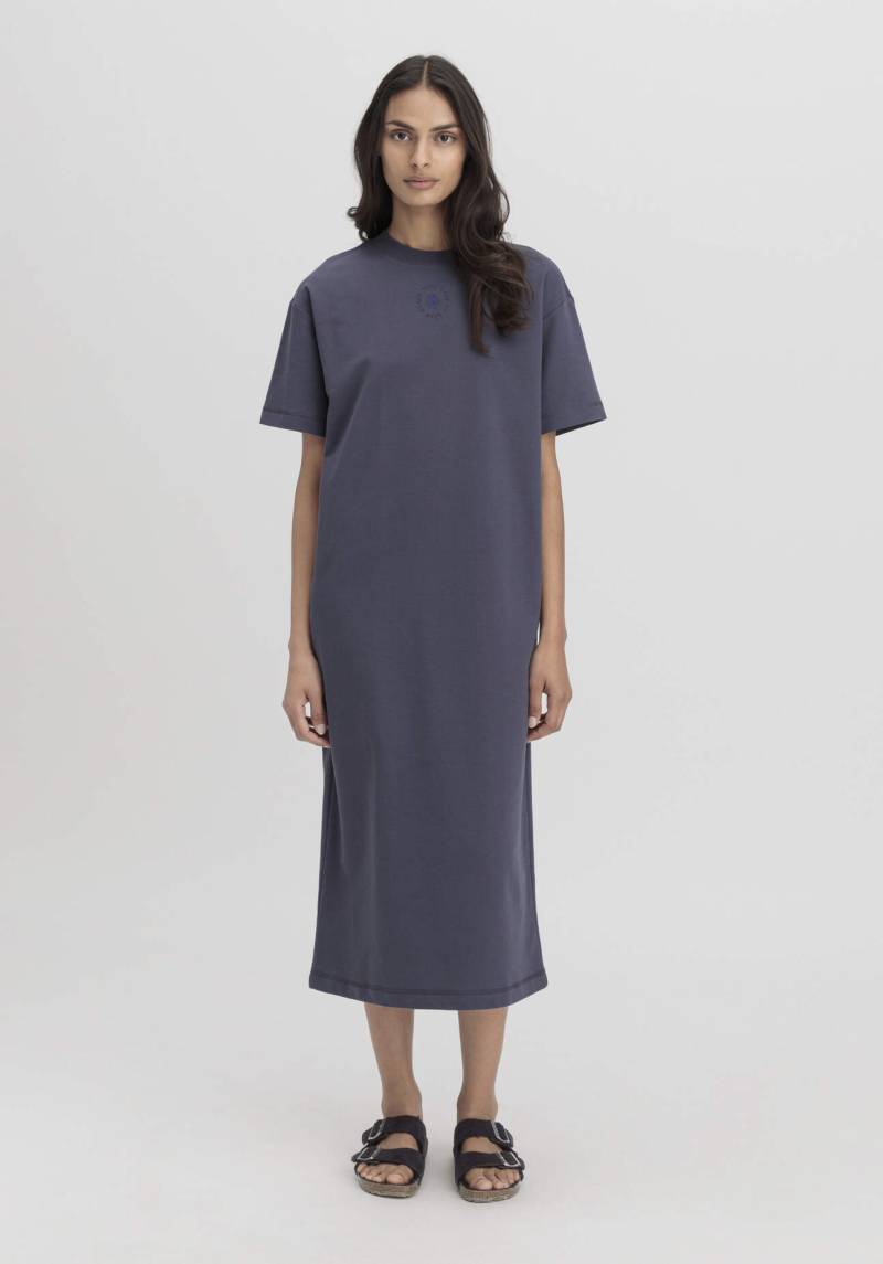 hessnatur Damen Loungedress Relaxed aus Bio-Baumwolle mit Kapok - lila Grösse40 von hessnatur