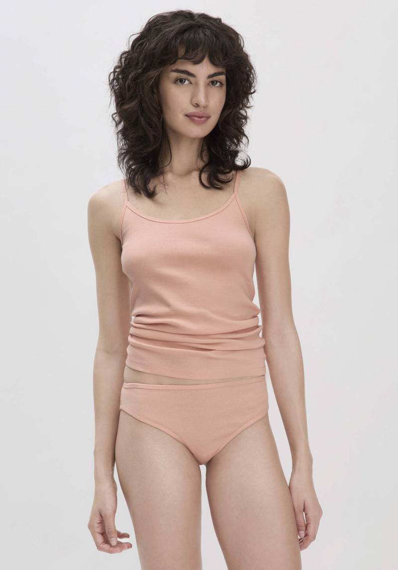 hessnatur Damen Slip Regular Cut 2er-Set PURE NATURE aus Bio-Baumwolle - rosa Grösse44 von hessnatur
