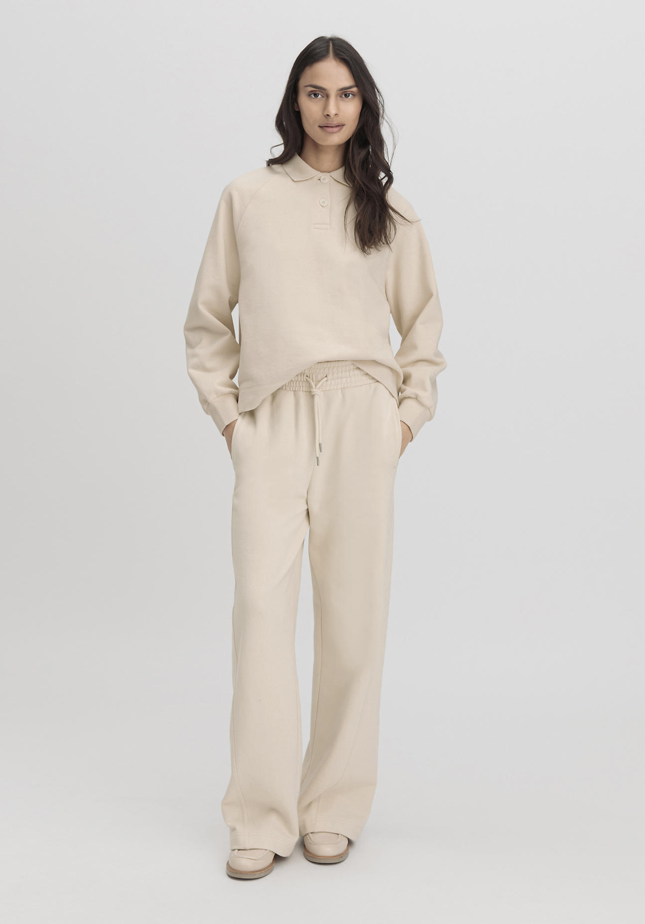 hessnatur Damen Sweathose aus Bio-Baumwolle - naturfarben Grösse44 hessnatur Damen Sweathose aus Bio-Baumwolle - naturfarben Grösse44 von hessnatur
