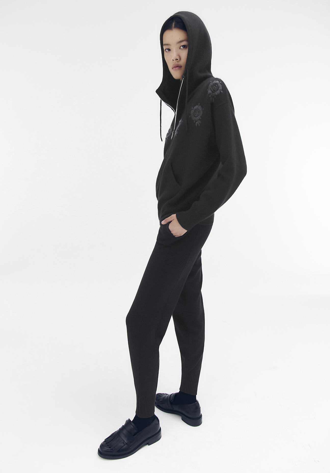 hessnatur Damen WUNDERKIND × HESSNATUR Strickhose Regular aus Bio-Merinowolle mit Kaschmir - schwarz Grösse36 hessnatur Damen WUNDERKIND × HESSNATUR Strickhose Regular aus Bio-Merinowolle mit Kaschmir - schwarz Grösse36 von hessnatur
