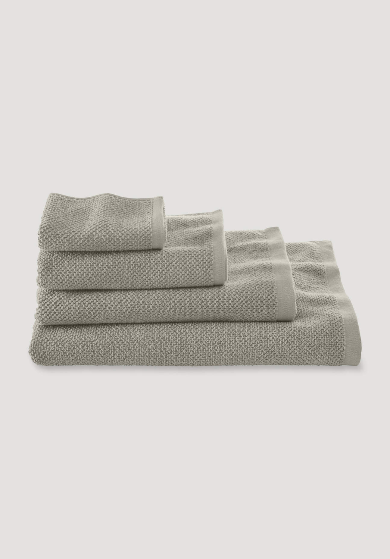 hessnatur Frottier-Handtuch mit Struktur aus Bio-Baumwolle - beige Grösse70x140 cm hessnatur Frottier-Handtuch mit Struktur aus Bio-Baumwolle - beige Grösse70x140 cm von hessnatur