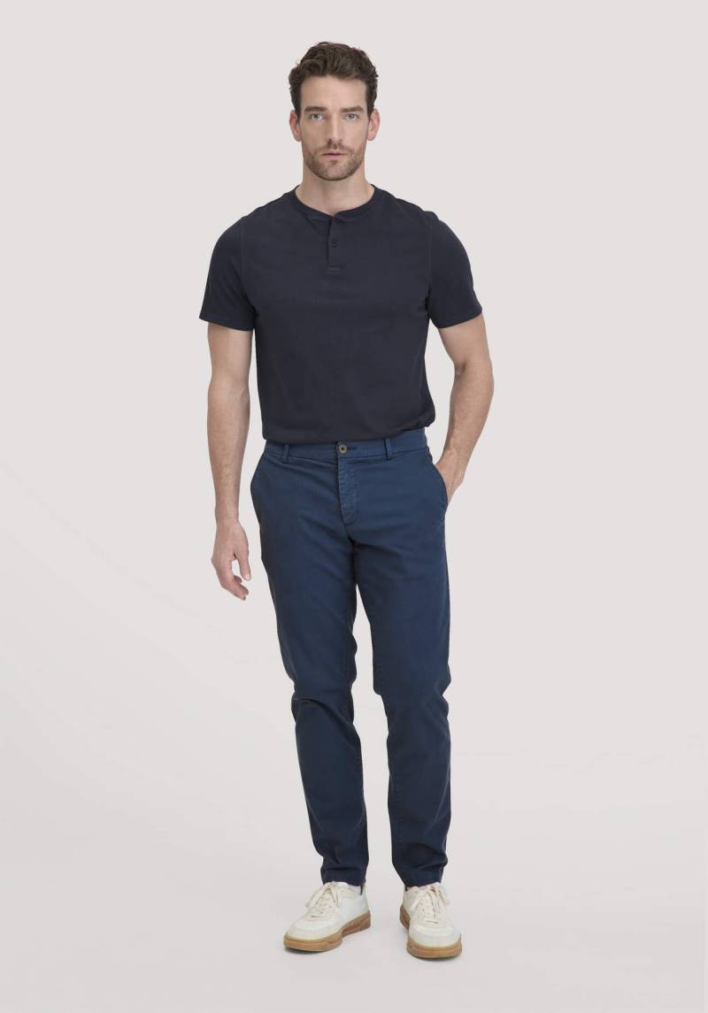 hessnatur Herren Chino LENN Regular aus Bio-Baumwolle - blau Grösse30/32 von hessnatur