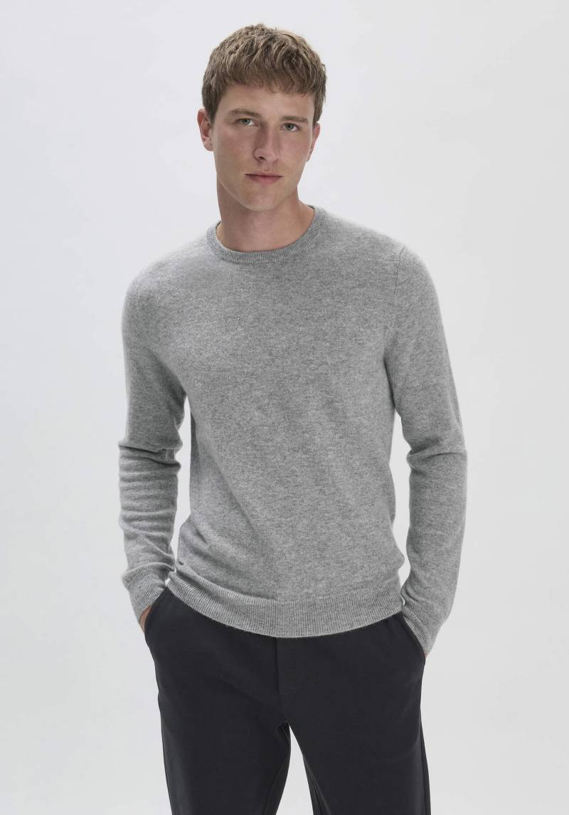 hessnatur Herren FTC × HESSNATUR Pullover Regular aus Kaschmir - grau Grösse54 von hessnatur