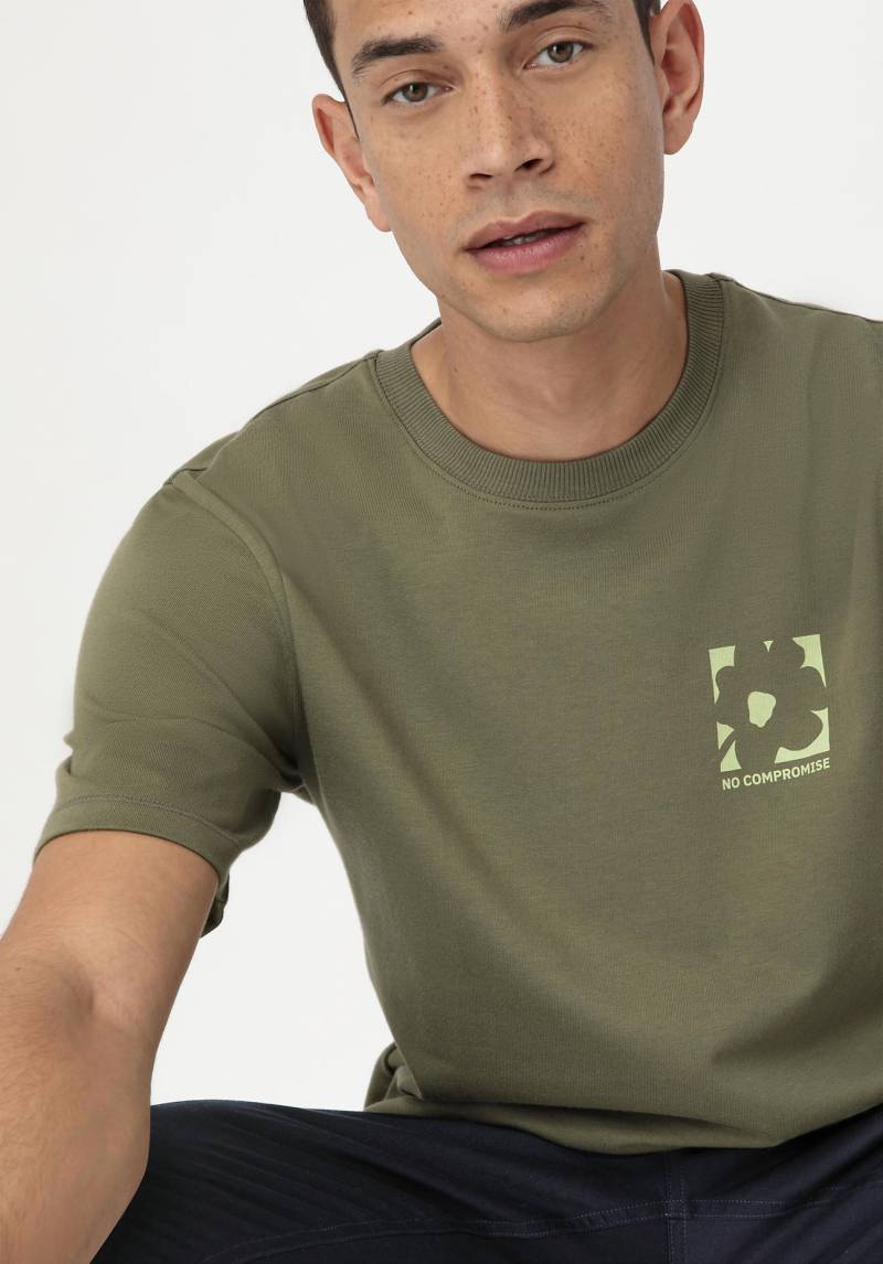 hessnatur Herren Heavy Shirt Relaxed aus Bio-Baumwolle - grün GrösseS von hessnatur