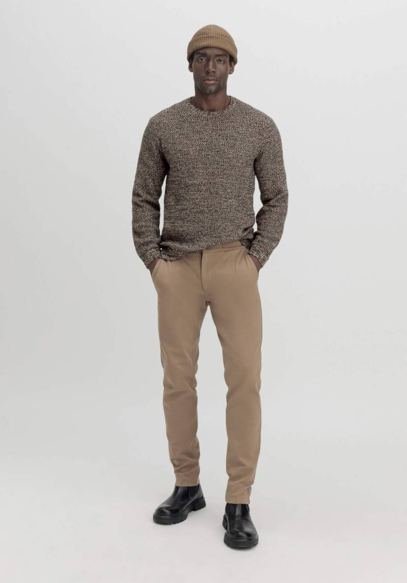 hessnatur Herren Hose TINO Regular aus Bio-Baumwolle - braun Grösse38/32 von hessnatur