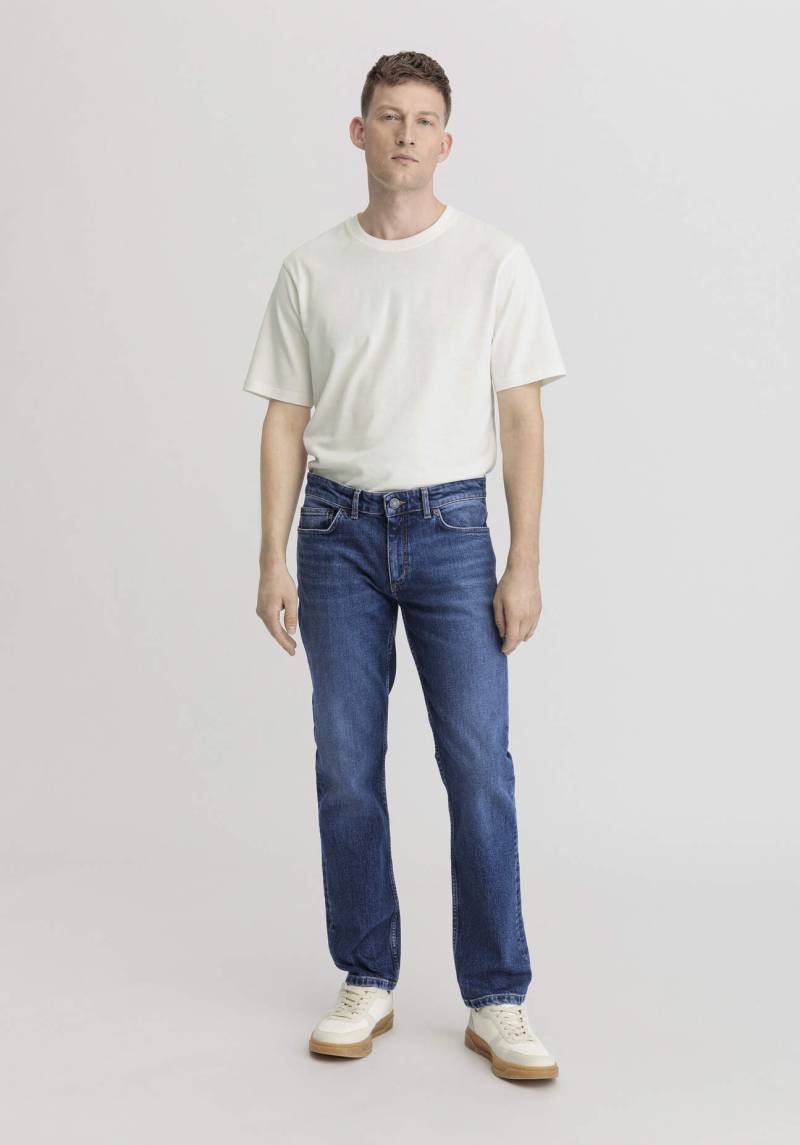 hessnatur Herren Jeans BEN Regular Straight aus Bio-Denim - blau Grösse36/32 von hessnatur