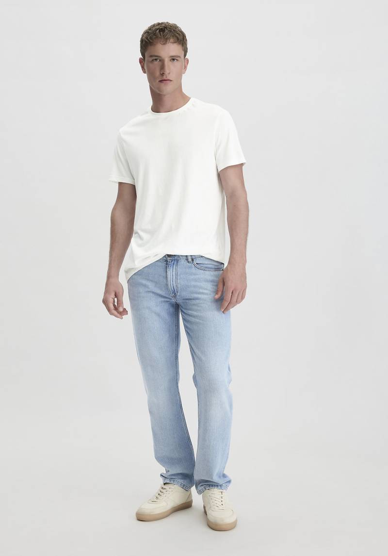 hessnatur Herren Jeans BEN Regular Straight aus Bio-Denim - blau Grösse38/32 von hessnatur