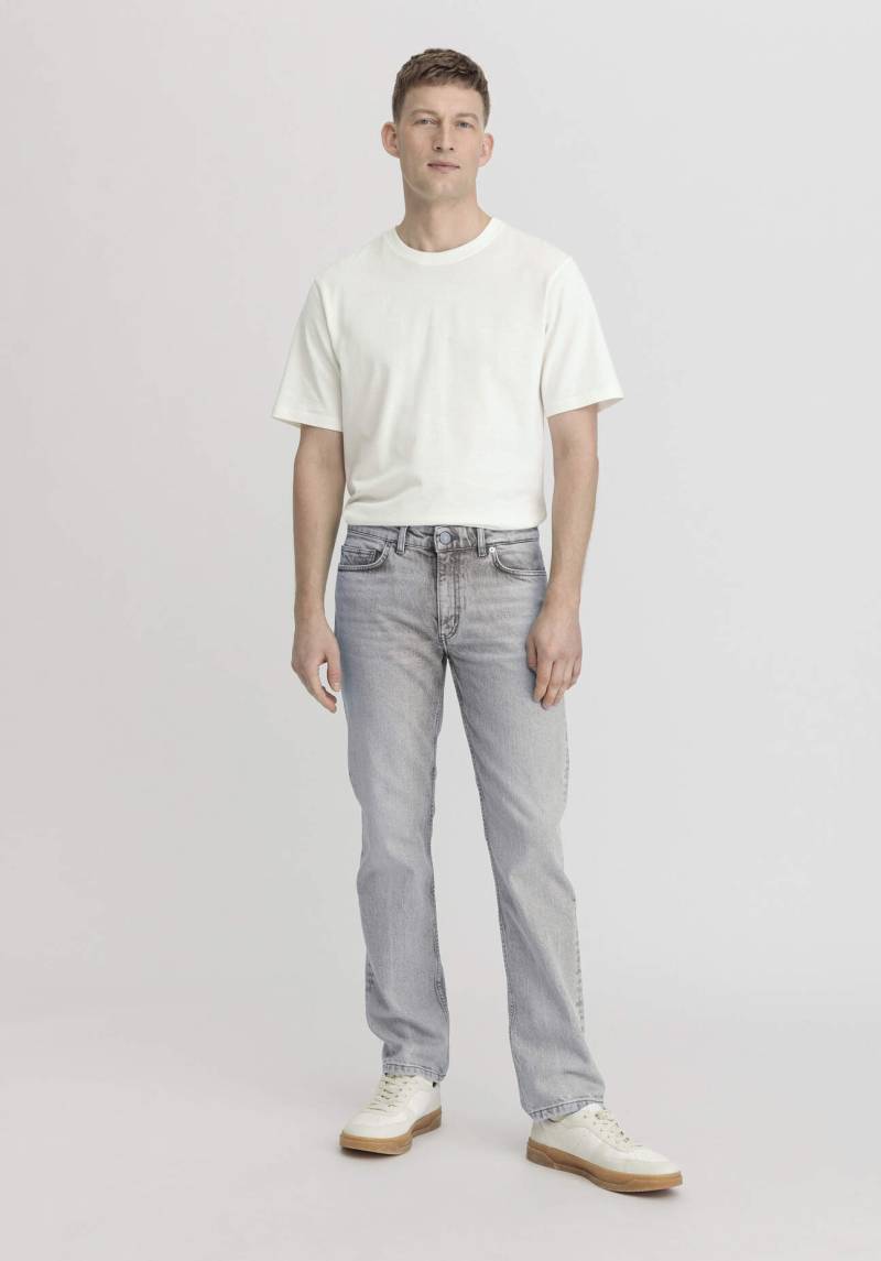 hessnatur Herren Jeans BEN Regular Straight aus Bio-Denim - grau Grösse33/32 von hessnatur