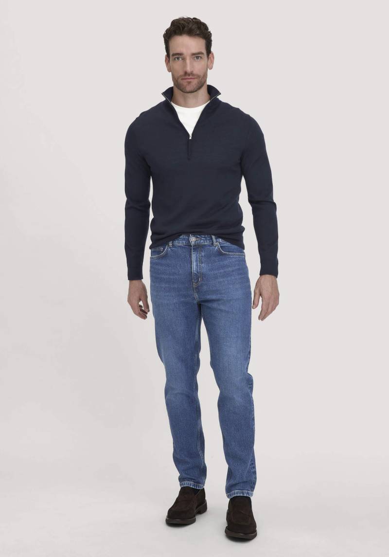 hessnatur Herren Jeans MADS Relaxed Tapered aus Bio-Denim - blau Grösse36/32 von hessnatur