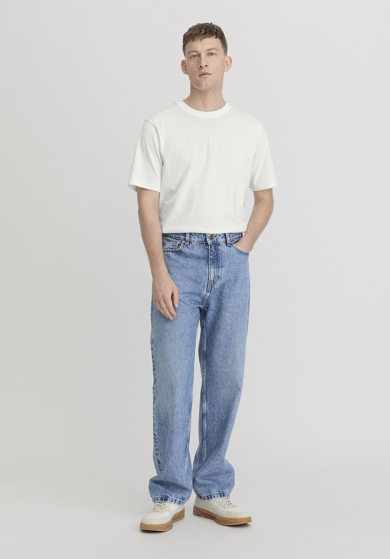 hessnatur Herren Jeans OLE Relaxed Wide Leg aus Bio-Denim - blau Grösse32/32 hessnatur Herren Jeans OLE Relaxed Wide Leg aus Bio-Denim - blau Grösse32/32 von hessnatur