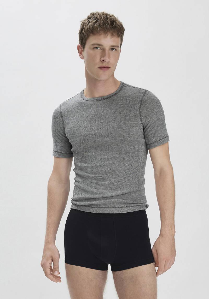 hessnatur Herren Pants Regular Cut COTTON MIX aus Bio-Baumwolle - schwarz Grösse5 = M von hessnatur
