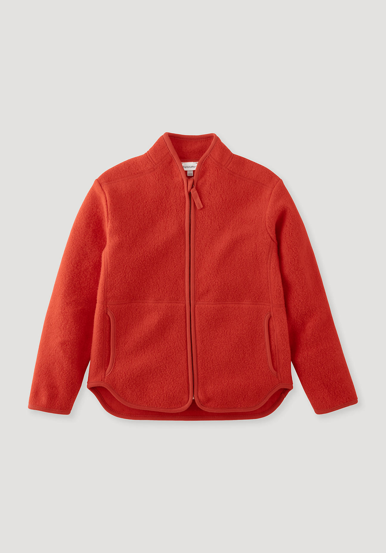 hessnatur Kinder Fleece Jacke Regular aus Bio-Baumwolle - rot Grösse158/164 hessnatur Kinder Fleece Jacke Regular aus Bio-Baumwolle - rot Grösse158/164 von hessnatur