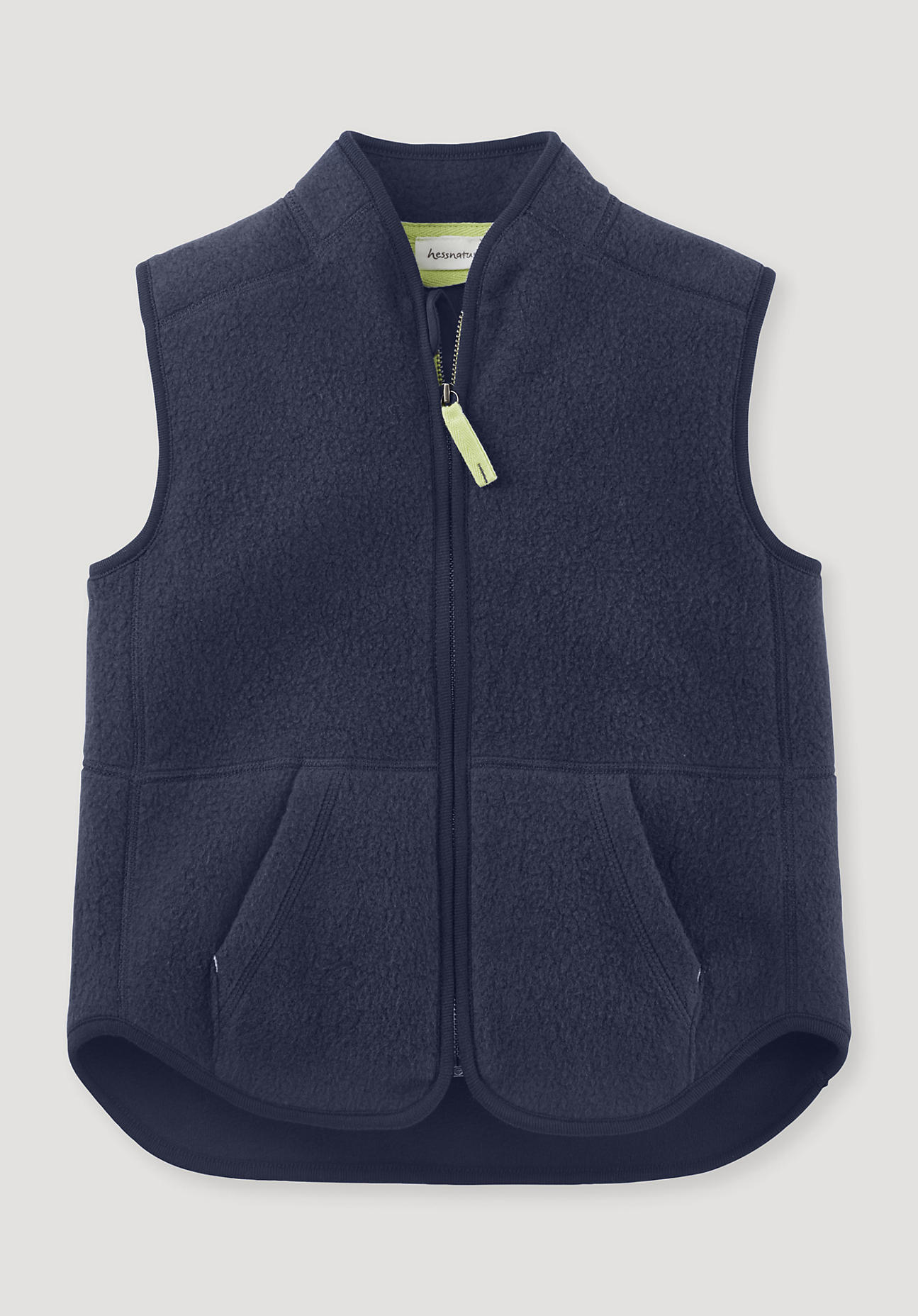 hessnatur Kinder Fleece Weste Regular aus Bio-Baumwolle - blau Grösse146/152 hessnatur Kinder Fleece Weste Regular aus Bio-Baumwolle - blau Grösse146/152 von hessnatur