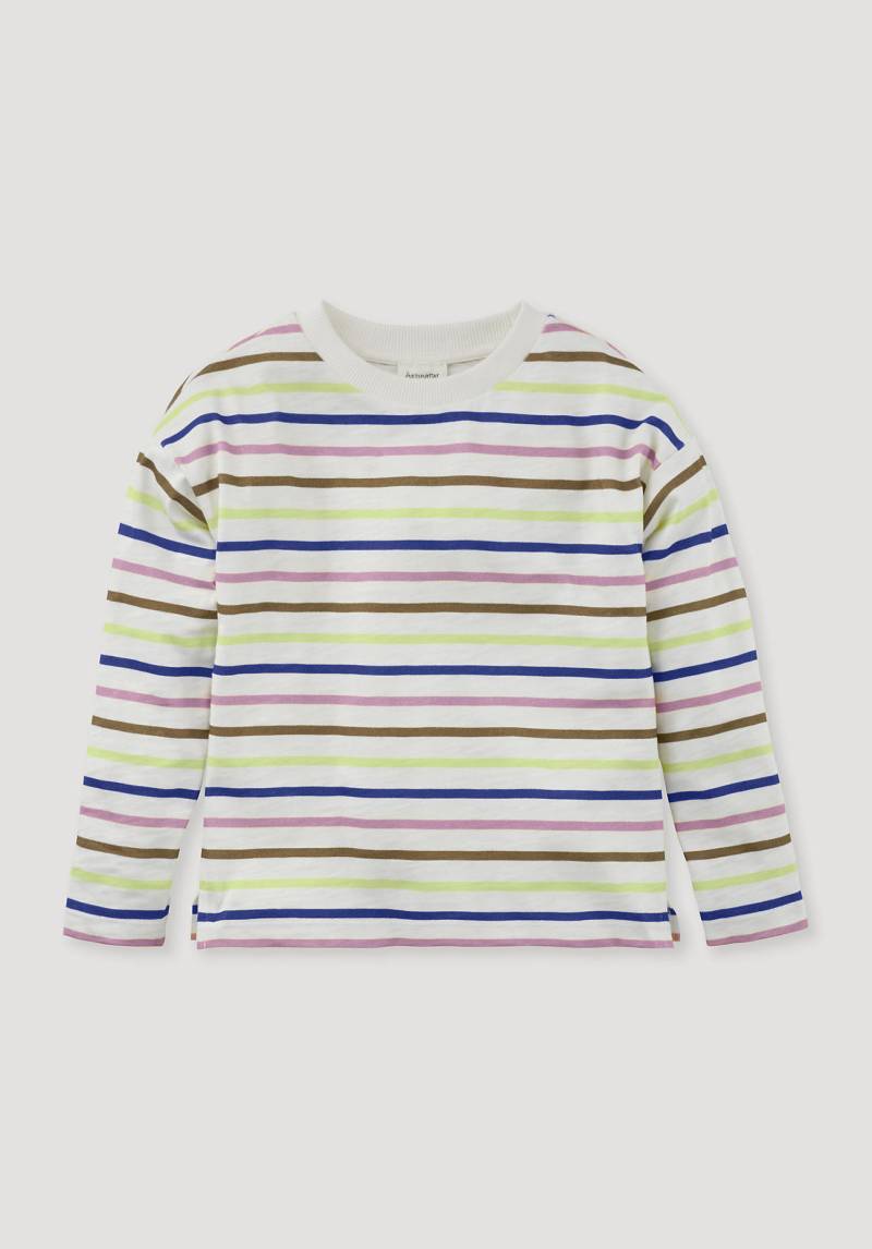 hessnatur Kinder Leichtes Sweatshirt Relaxed aus Bio-Baumwolle - braun Grösse134/140 von hessnatur