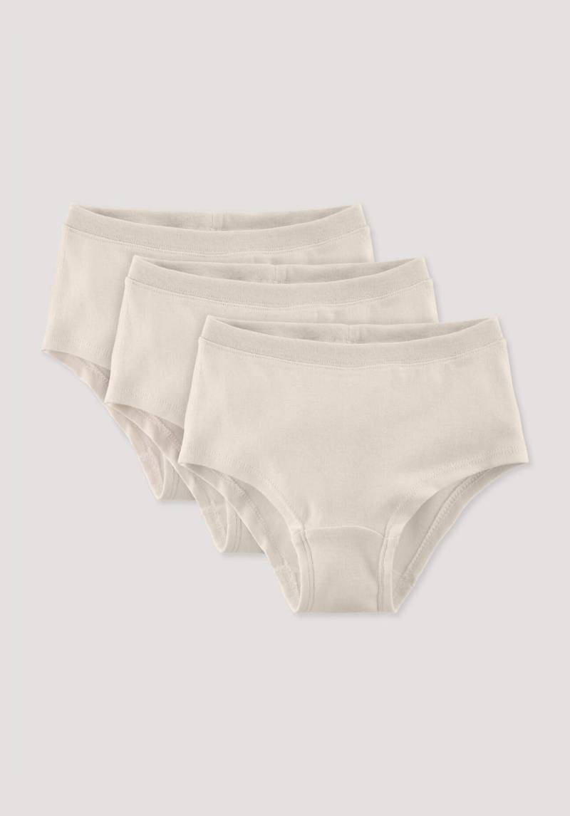 hessnatur Kinder Mädchenpants Sl aus Bio-Baumwolle - naturfarben Grösse122/128 von hessnatur