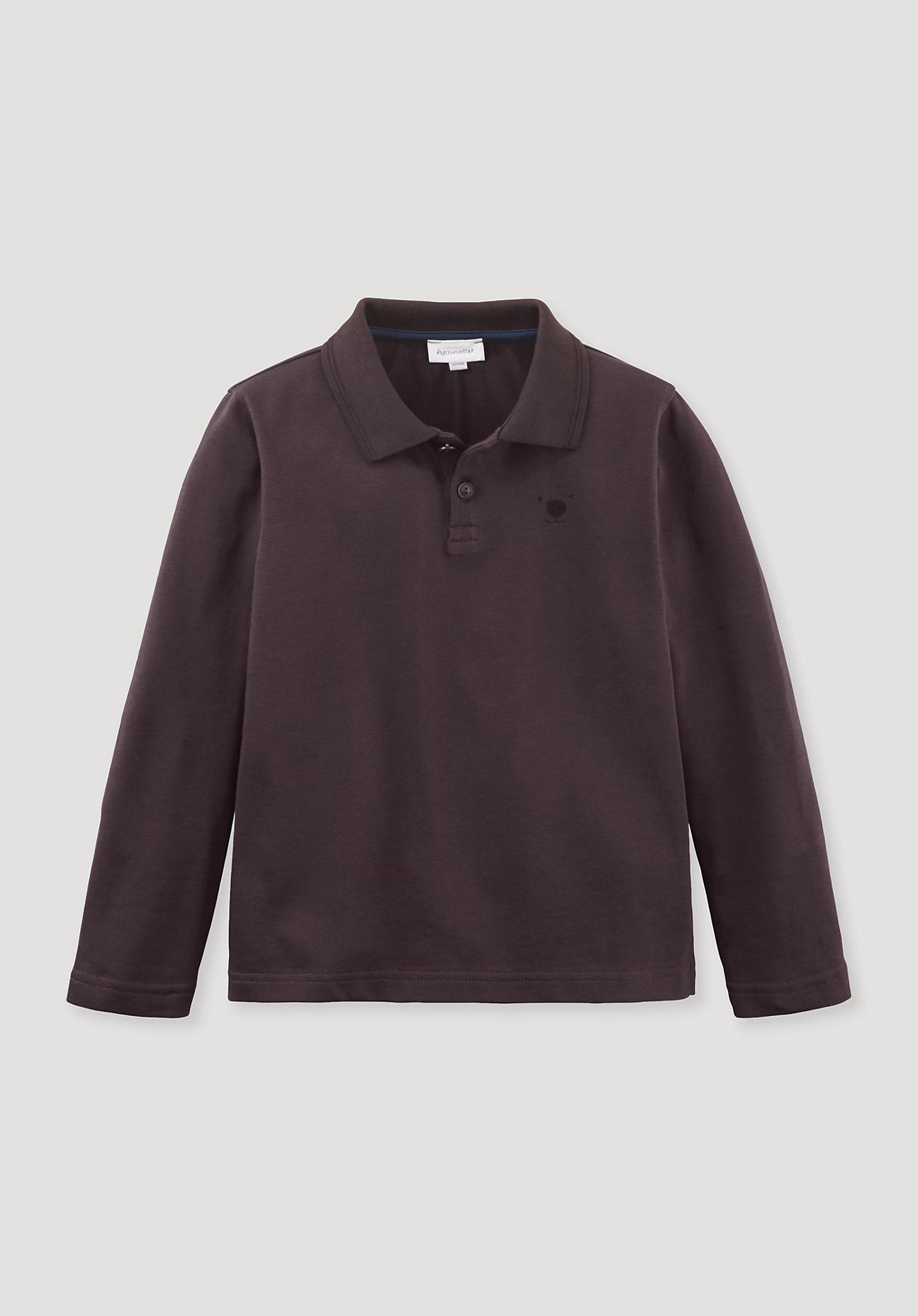 hessnatur Kinder Poloshirt aus Bio-Baumwolle - rot Grösse134/140 von hessnatur