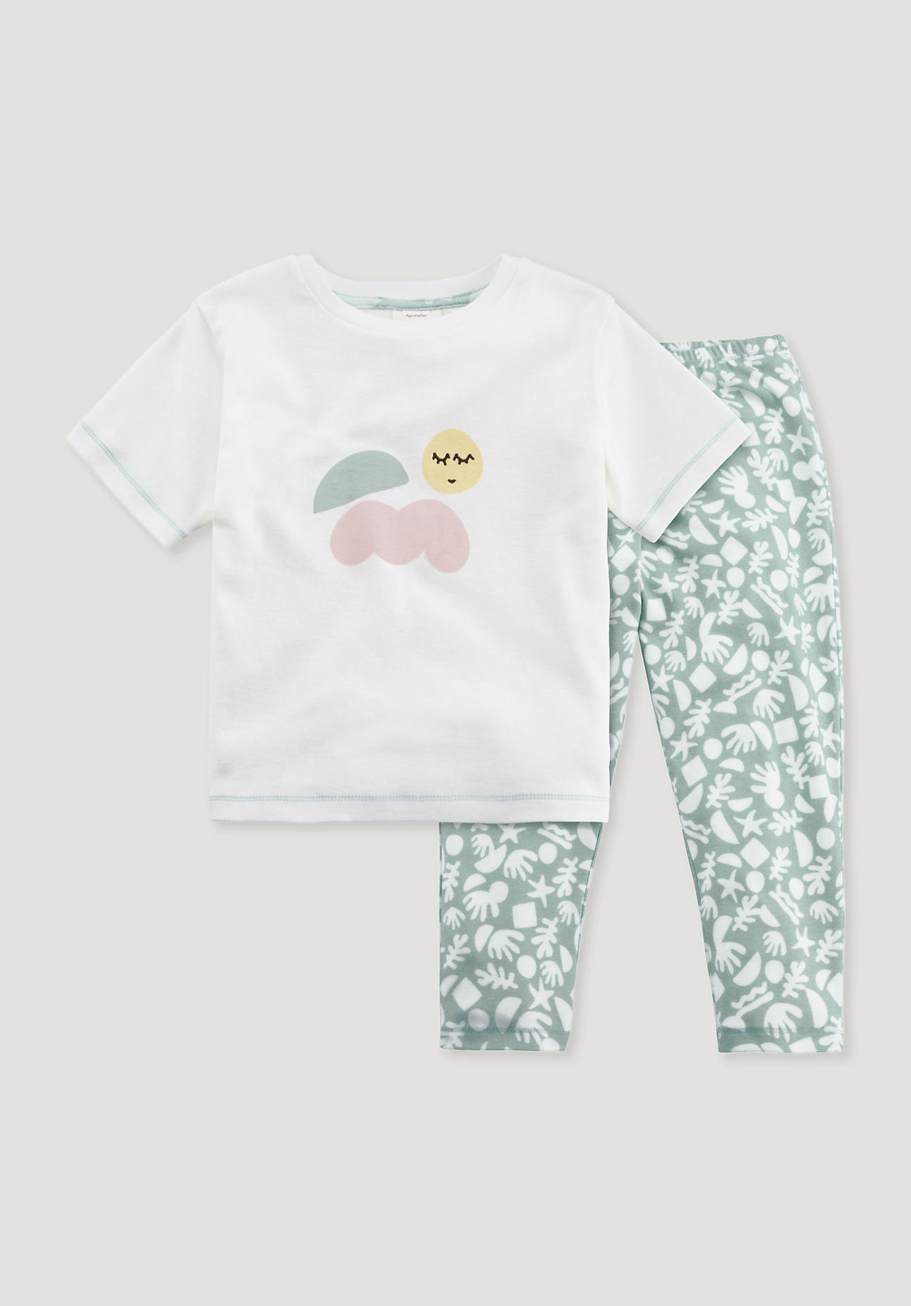 hessnatur Kinder Pyjama Regular aus Bio-Baumwolle - grün Grösse122/128 hessnatur Kinder Pyjama Regular aus Bio-Baumwolle - grün Grösse122/128 von hessnatur