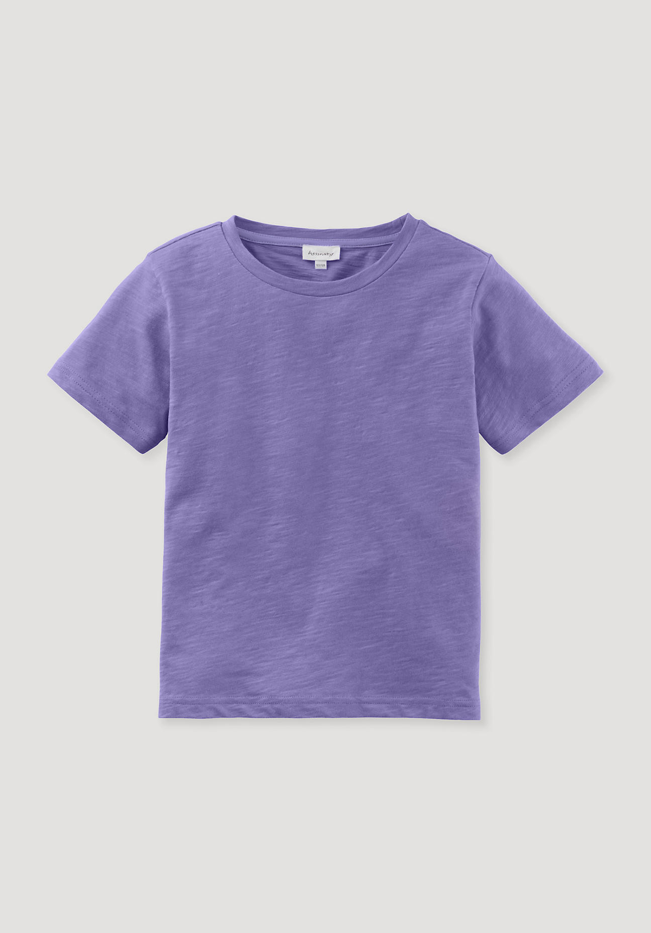 hessnatur Kinder Shirt Regular aus Bio-Baumwolle - lila Grösse134/140 von hessnatur