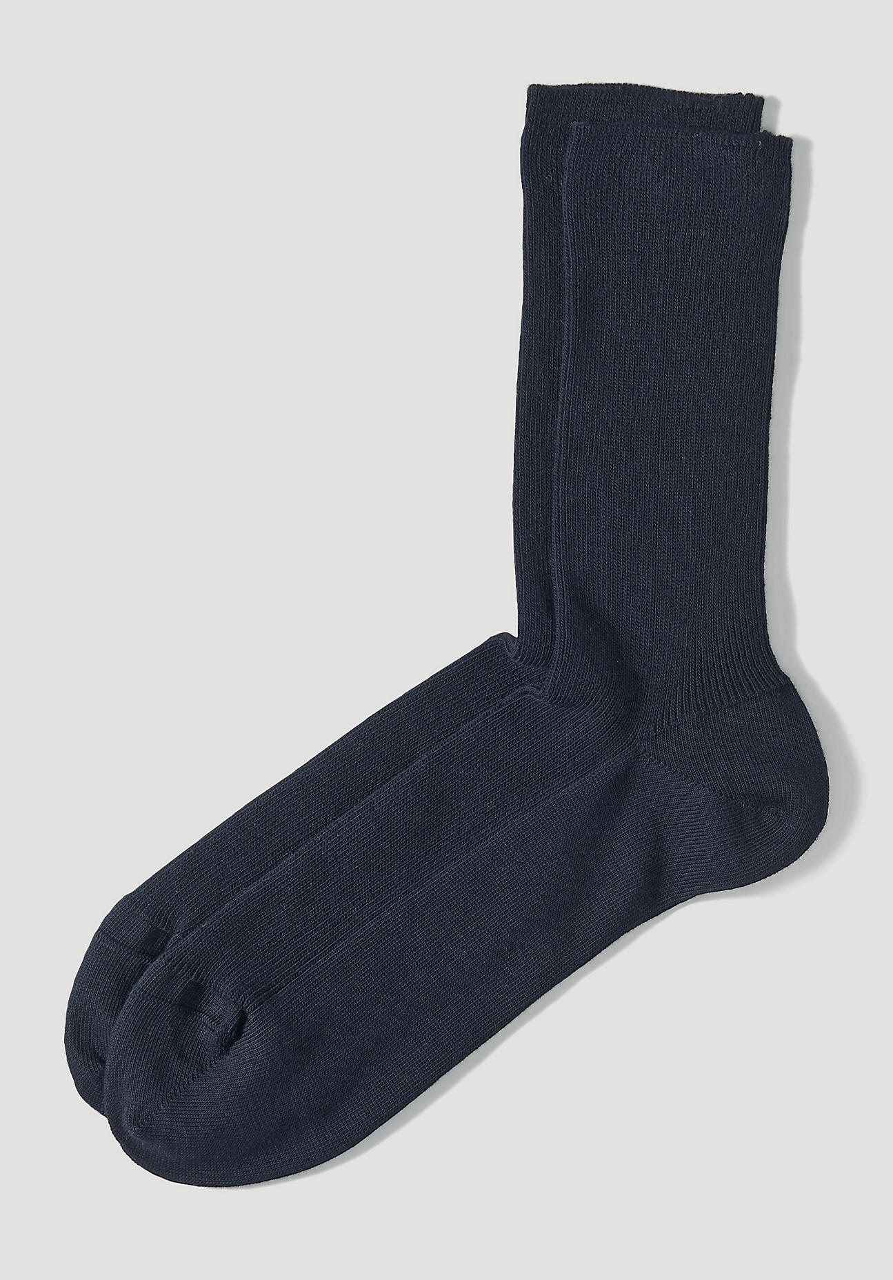 hessnatur Socken aus Bio-Baumwolle - blau Grösse36/37 von hessnatur