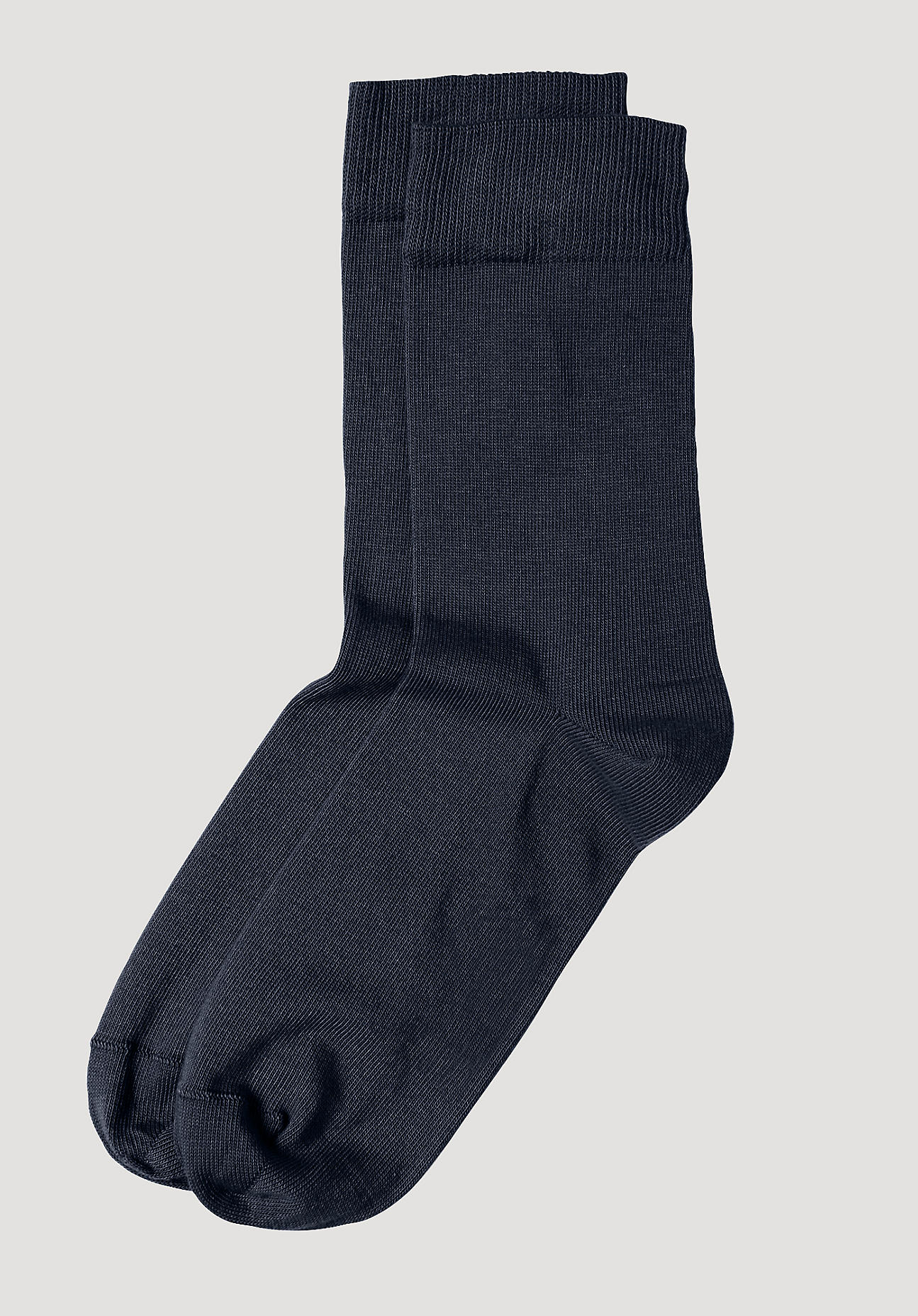 hessnatur Socken aus Bio-Baumwolle - blau Grösse38/39 von hessnatur