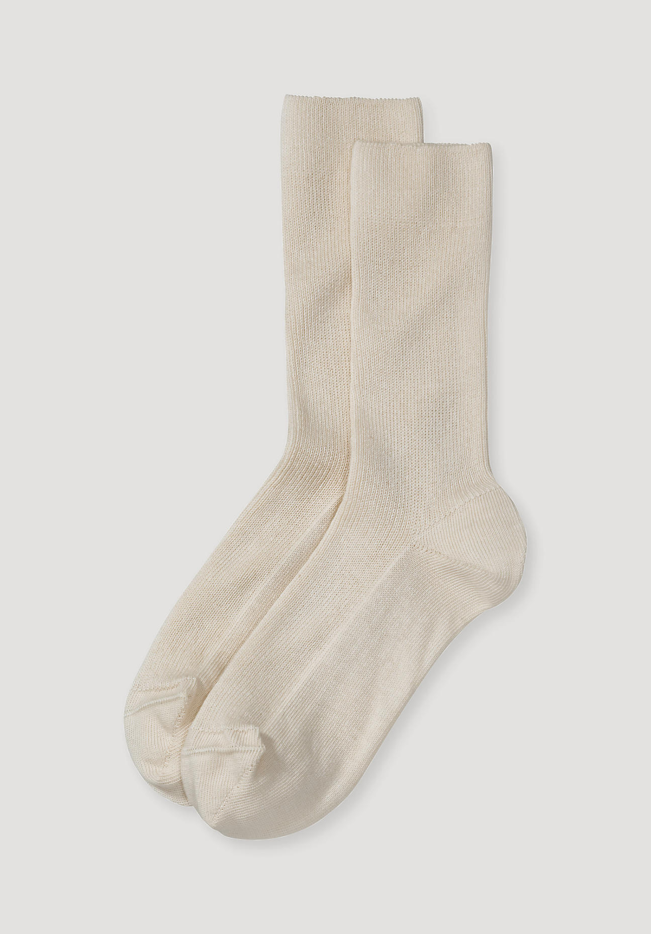 hessnatur Socken im aus Bio-Baumwolle - naturfarben Grösse44/45 von hessnatur