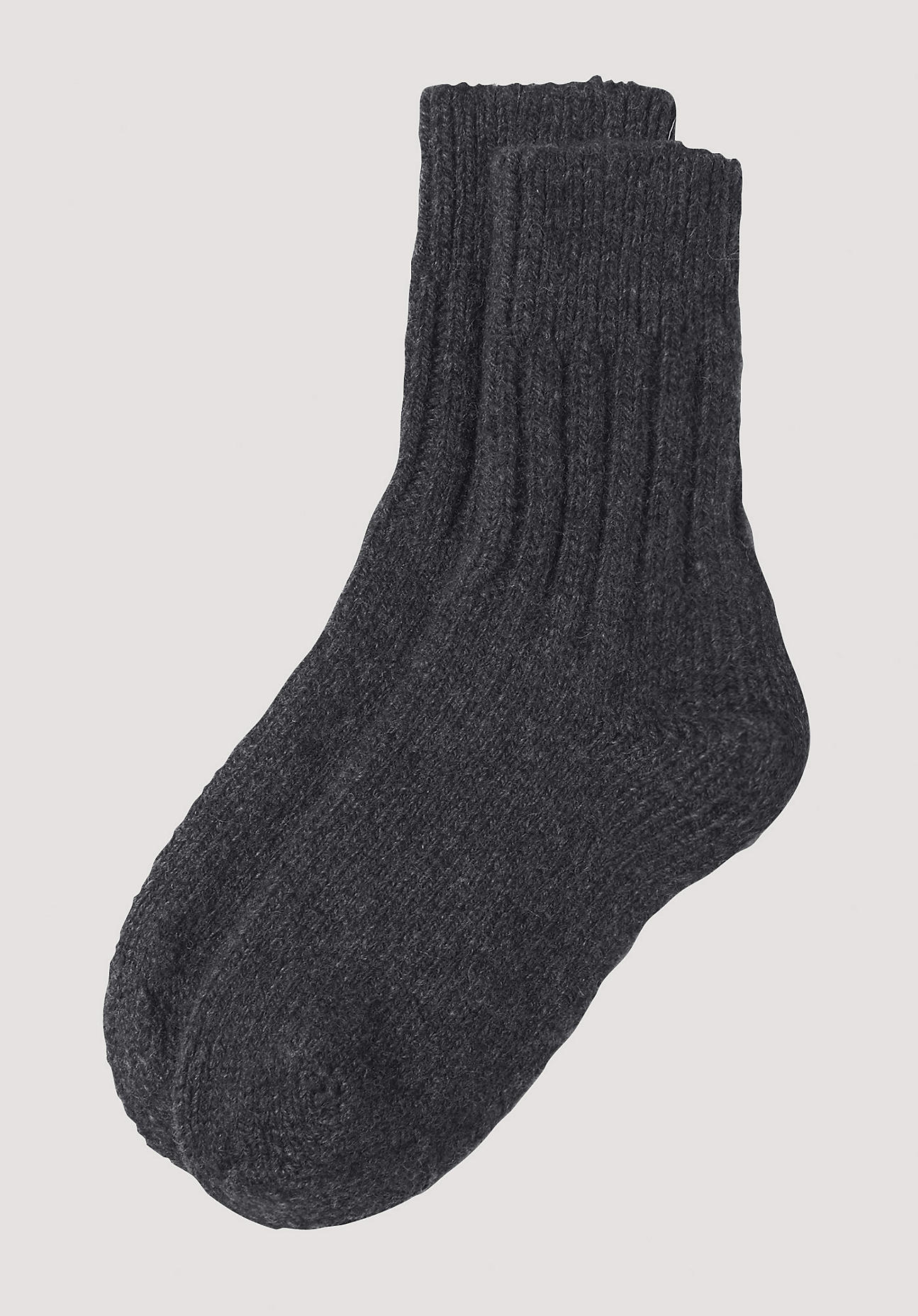 hessnatur Unisex Stricksocken aus Bio-Merinowolle - grau Grösse36/37 hessnatur Unisex Stricksocken aus Bio-Merinowolle - grau Grösse36/37 von hessnatur
