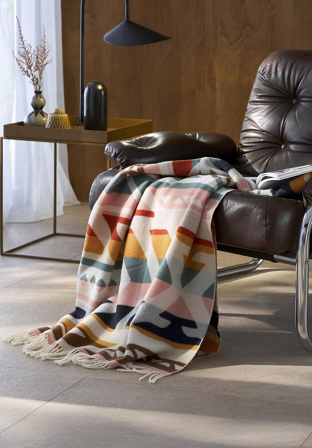 hessnatur Woll-Plaid ANDES aus Bio-Merinowolle - braun Grösse130x180 cm hessnatur Woll-Plaid ANDES aus Bio-Merinowolle - braun Grösse130x180 cm von hessnatur