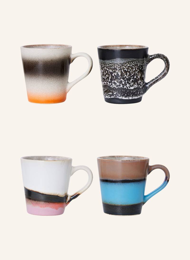 Hkliving 4er-Set Espressobecher beige von hkliving