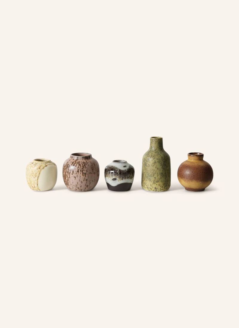 Hkliving 5er-Set Vasen beige von hkliving