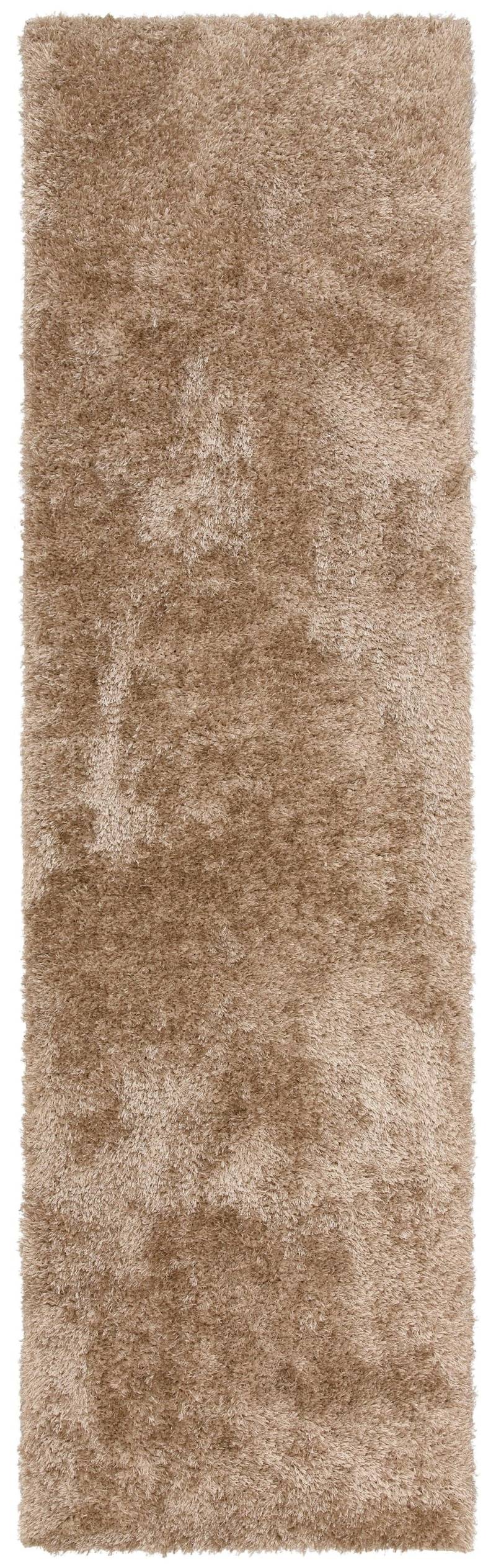 Home affaire Hochflor-Läufer »Malin«, rechteckig, 43 mm Höhe, Shaggy in Uni-Farben, Teppich-Läufer, Brücke, leicht glänzend, besonders weich durch Microfaser, extra flauschig, Pflegeleicht, idealer Teppich für Wohnzimmer, Schlafzimmer, Diele/Flur von My Home