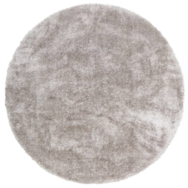 my home Hochflor-Teppich »Malin«, rund, 43 mm Höhe, Uni-Farben, leicht glänzend, besonders flauschig durch Mikrofaser von My Home