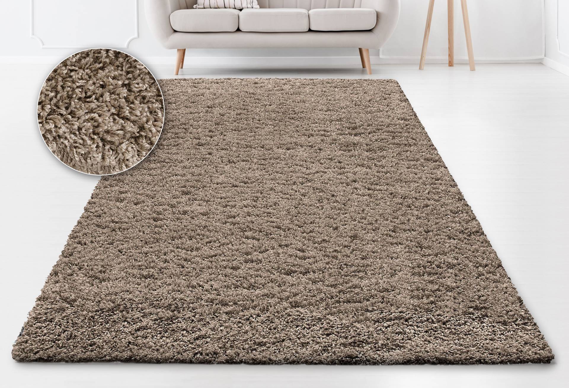 Home affaire Hochflor-Teppich »Viva«, rechteckig, 45 mm Höhe, Uni Farben, einfarbig, besonders weich und kuschelig Home affaire Hochflor-Teppich »Viva«, rechteckig, 45 mm Höhe, Uni Farben, einfarbig, besonders weich und kuschelig von My Home