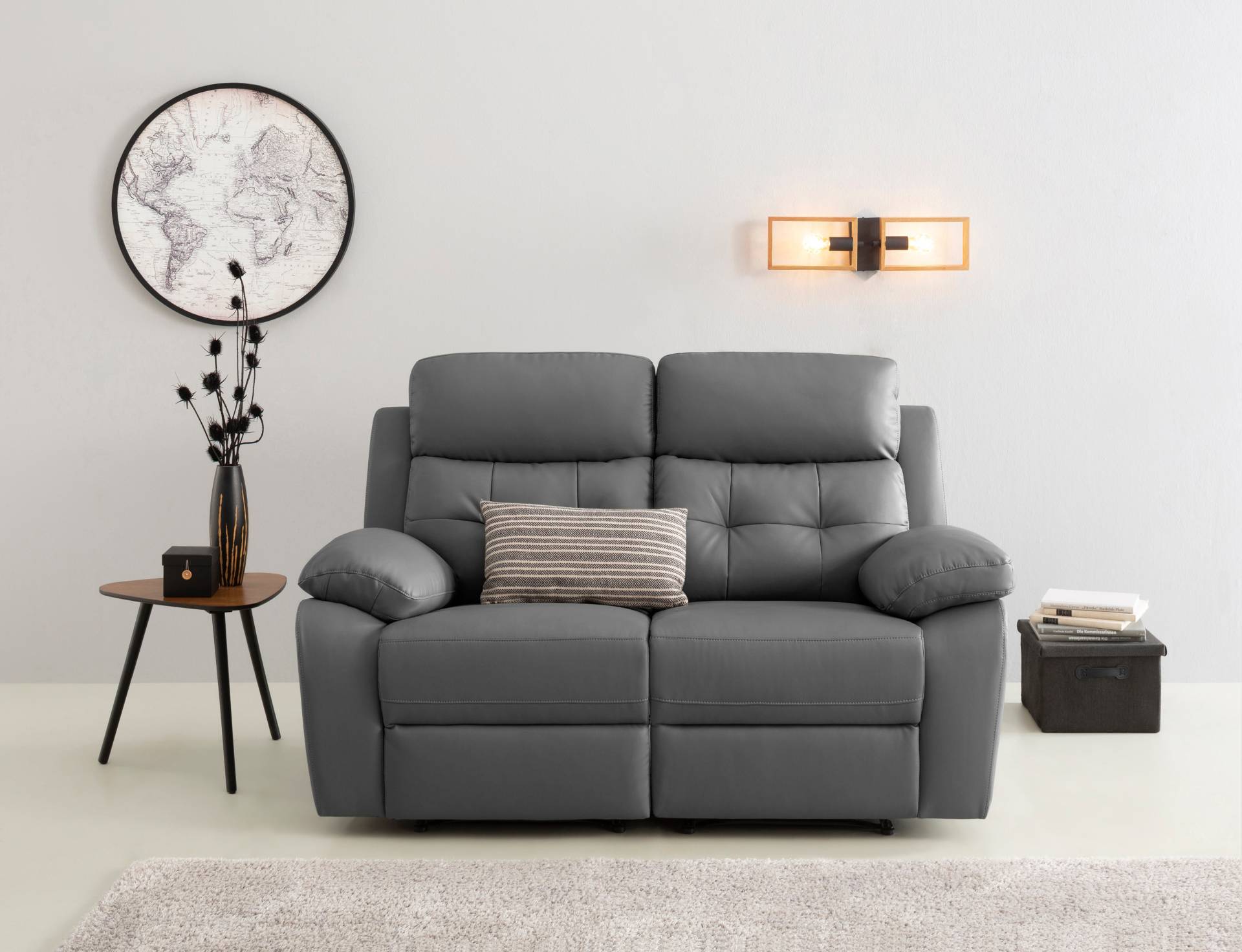 Home affaire 2-Sitzer »Lannilis«, mit manueller und elektrischer Relaxfunktion von home affaire