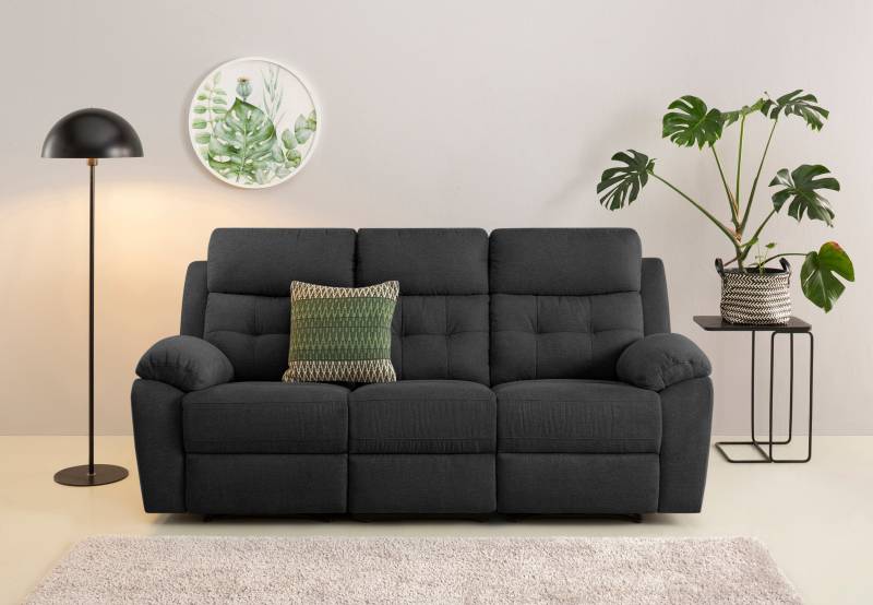 Home affaire 3-Sitzer »Lannilis«, mit manueller und elektrischer Relaxfunktion von home affaire