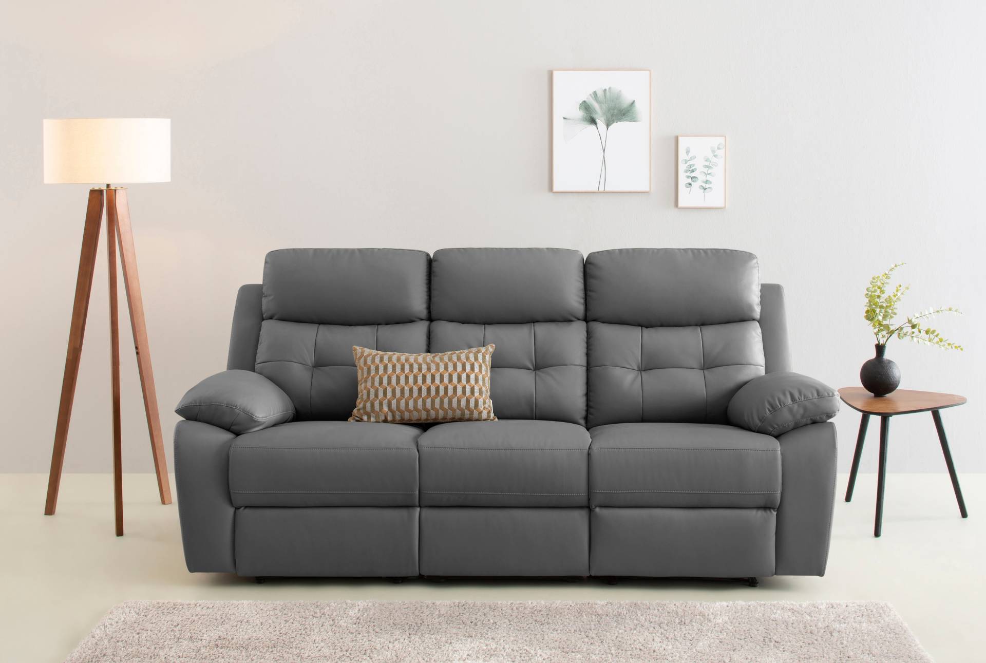 Home affaire 3-Sitzer »Lannilis«, mit manueller und elektrischer Relaxfunktion von home affaire
