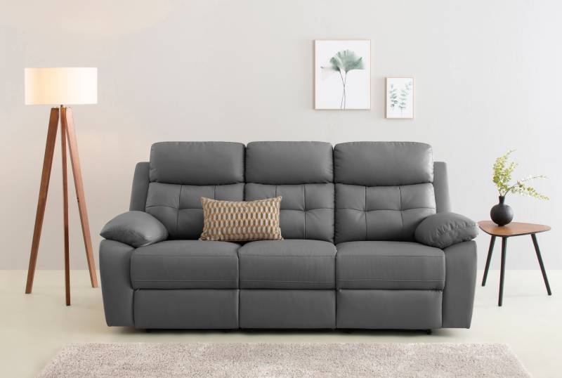 Home affaire 3-Sitzer »Lannilis«, mit manueller und elektrischer Relaxfunktion von home affaire