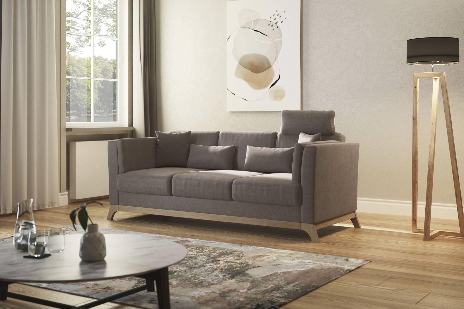 Home affaire 3-Sitzer »Viva«, mit Holzrahmen aus Buche Home affaire 3-Sitzer »Viva«, mit Holzrahmen aus Buche von home affaire