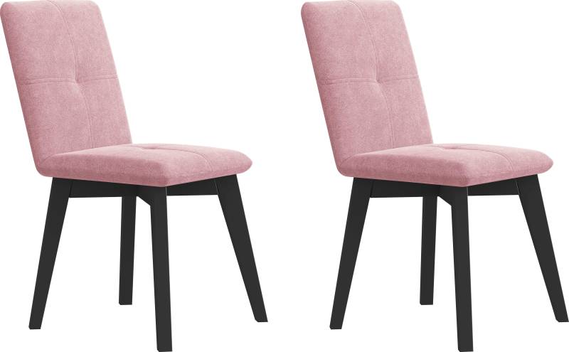 Home affaire 4-Fussstuhl »Vita«, (Set), 2 St., Microfaser, mit verschiedenen Gestellen erhältlich von home affaire
