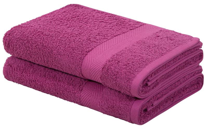 my home Duschtücher »Eva«, (2 St., 2er Set Badetücher 70 x 140 cm), Premium-Qualität 550g/m², flauschig, Handtuchset aus 100 % Baumwolle von My Home