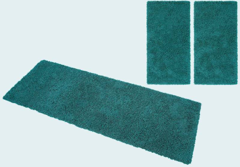 my home Bettumrandung »Viva«, (3 tlg.), Bettvorleger, Läufer-Set, Uni-Farben, einfarbig, besonders kuschelig von My Home