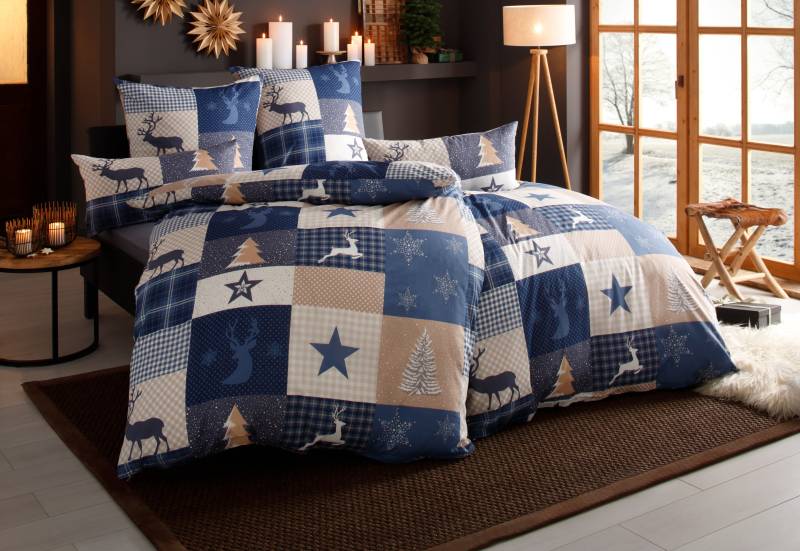 Home affaire Bettwäsche »Nicholas«, Weihnachtsbettwäsche, Winter von home affaire