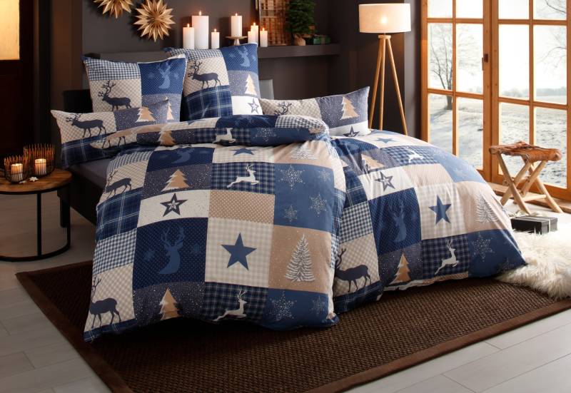 Home affaire Bettwäsche »Nicholas«, Weihnachtsbettwäsche, Winter von home affaire
