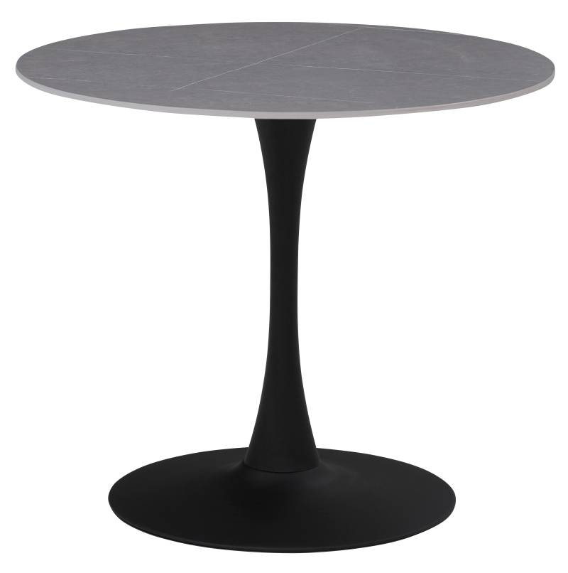 HELA Bistrotisch »PAOLA Esstisch rund«, 90 cm, robuste Steinplatte, verschiedene Steinfarben, Pflegeleicht von Hela