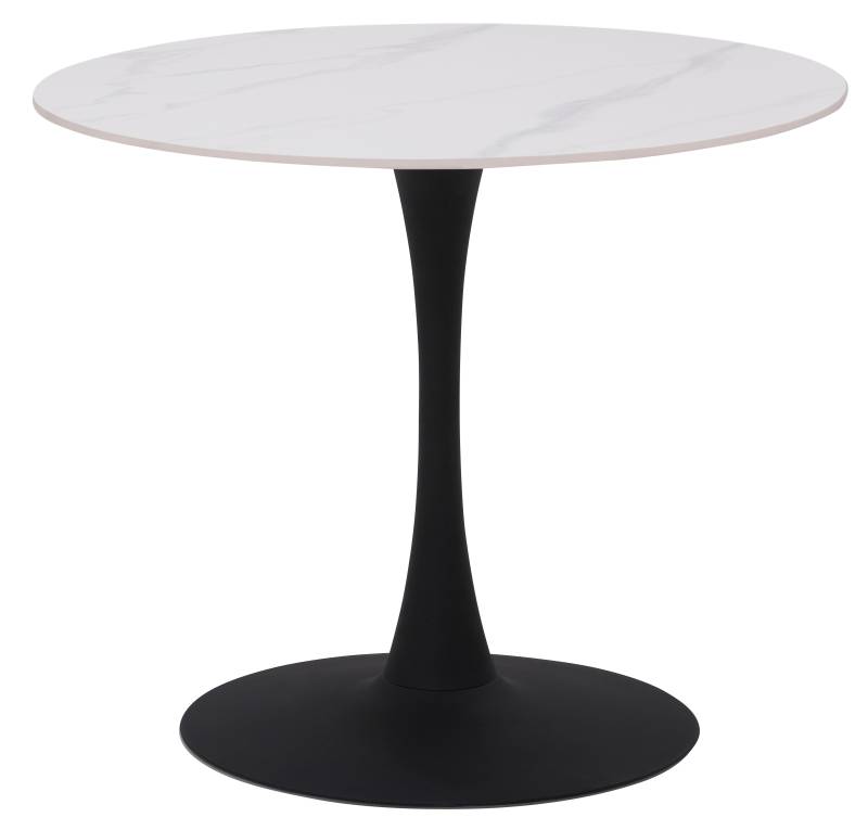 HELA Bistrotisch »PAOLA Esstisch rund«, 90 cm, robuste Steinplatte, verschiedene Steinfarben, Pflegeleicht von Hela