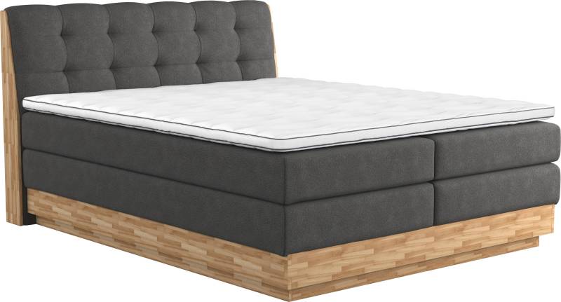 Home affaire Boxspringbett »Naome«, Boxspringbett, Inklusive Topper von home affaire