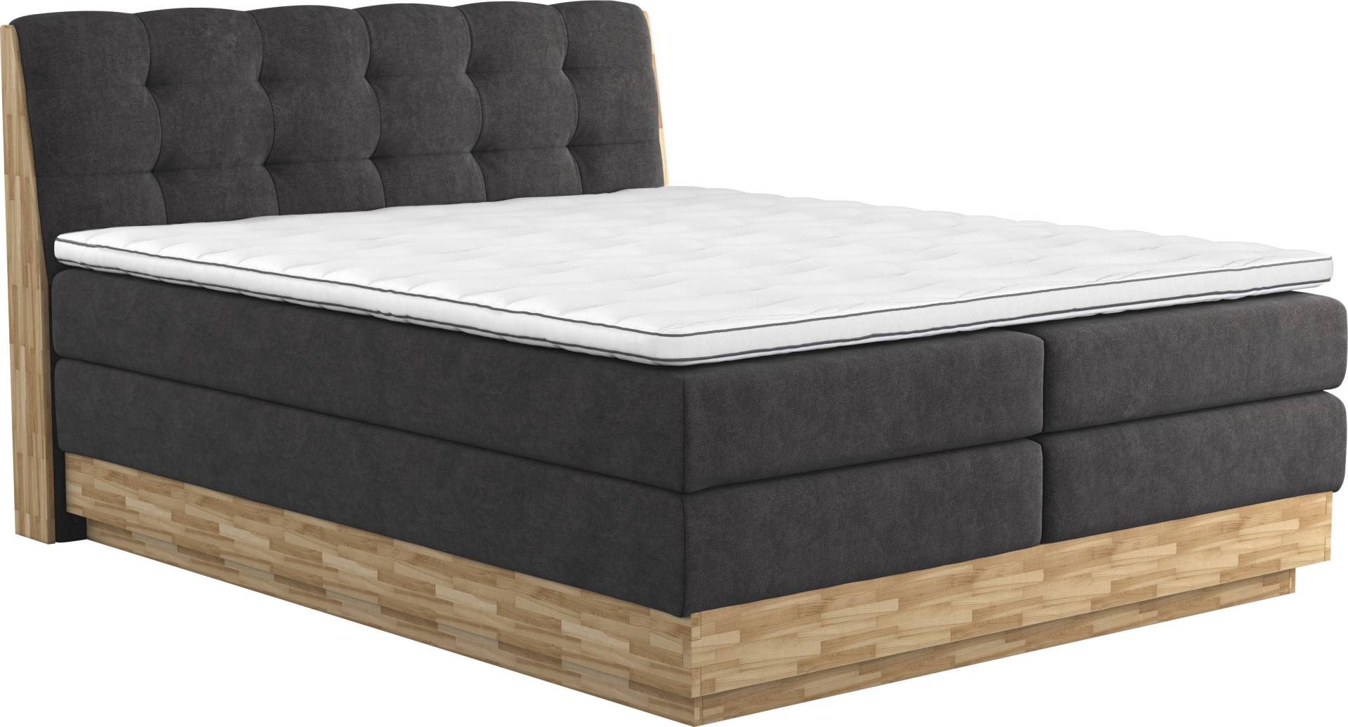 Home affaire Boxspringbett »Naome«, Boxspringbett, Inklusive Topper von home affaire