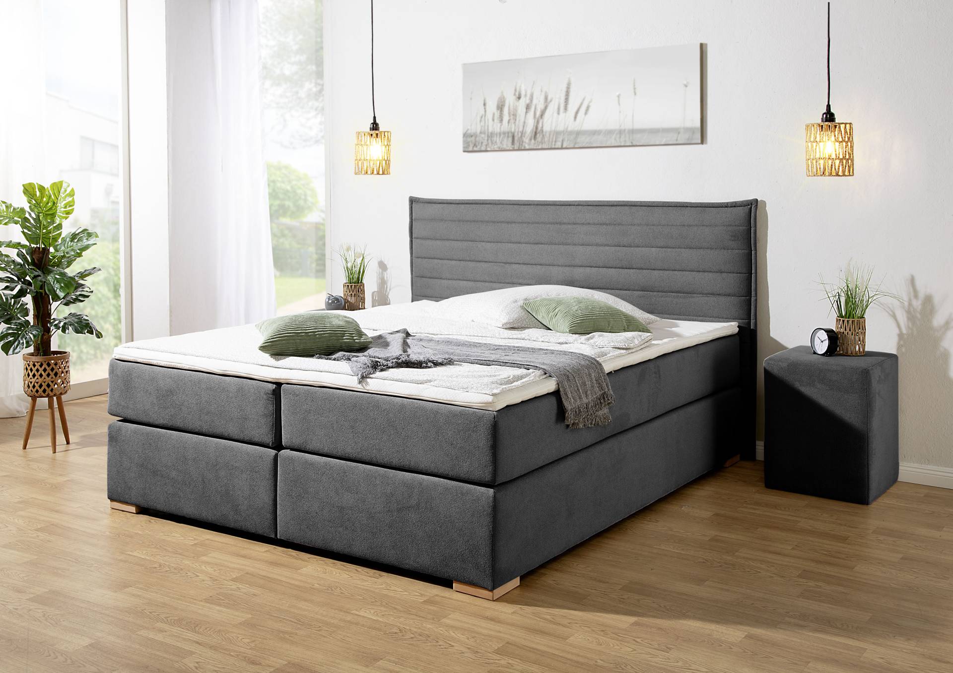 Home affaire Boxspringbett »"Östermoor"«, in H2, H3 oder H4 erhältlich Home affaire Boxspringbett »"Östermoor"«, in H2, H3 oder H4 erhältlich von home affaire