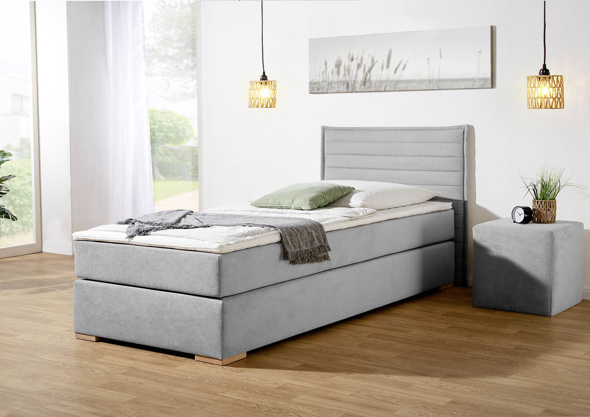 Home affaire Boxspringbett »"Östermoor"«, in H2, H3 oder H4 erhältlich von home affaire